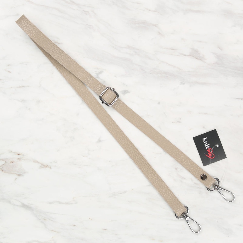 Knitme Sliding Buckle Bag Strap 135×1.5 cm Beige BA-0001