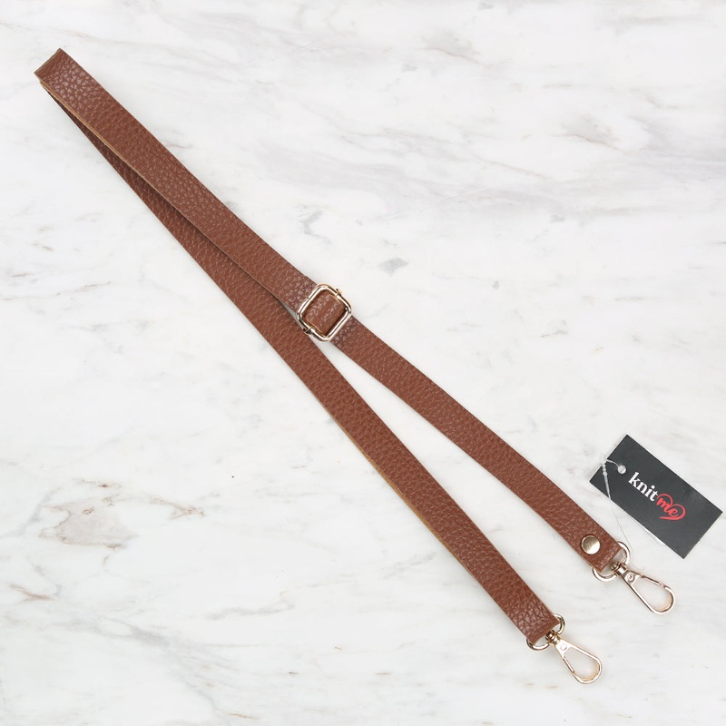 Knitme Sliding Buckle Bag Strap 135×1.5 cm Taba BA-0001