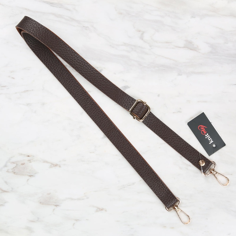 Knitme Sliding Buckle Bag Strap 135x2cm Brown BA-0002
