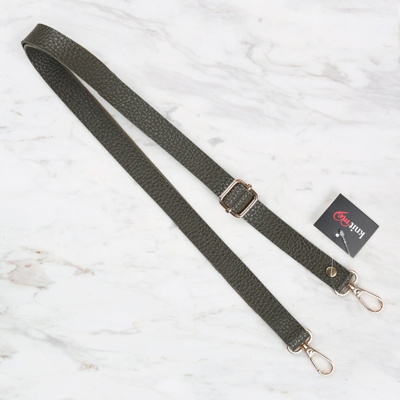 Knitme Sliding Buckle Bag Strap 135x2cm Khaki BA-0002
