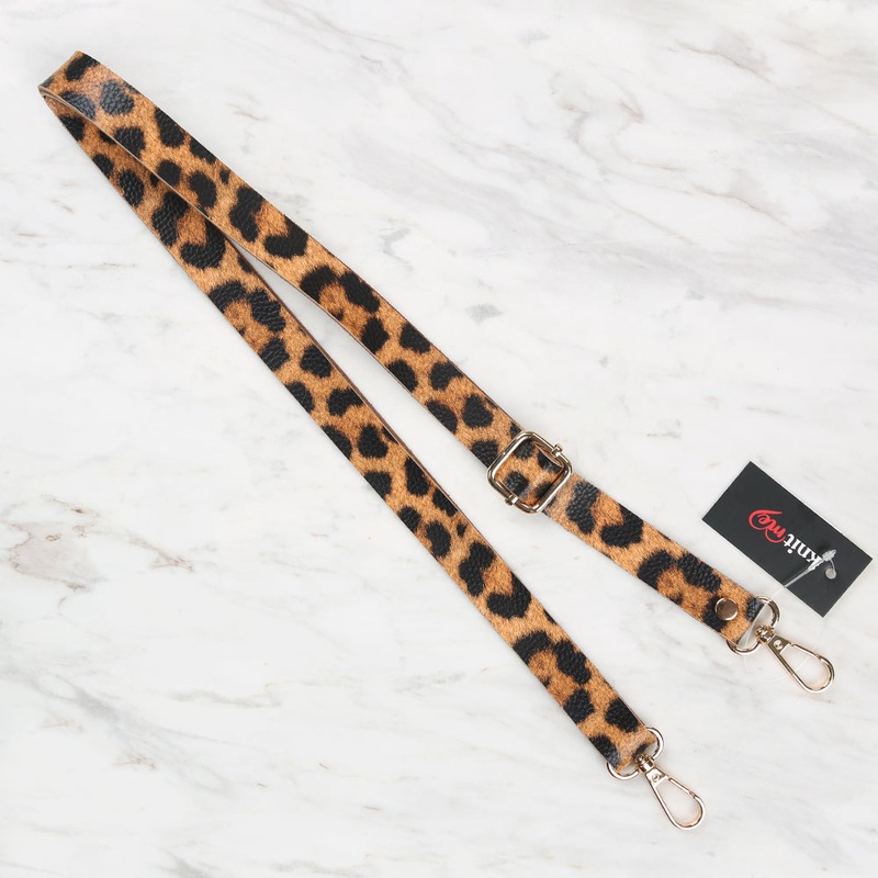 Knitme Sliding Buckle Bag Strap 135x2cm Leopard BA-0002