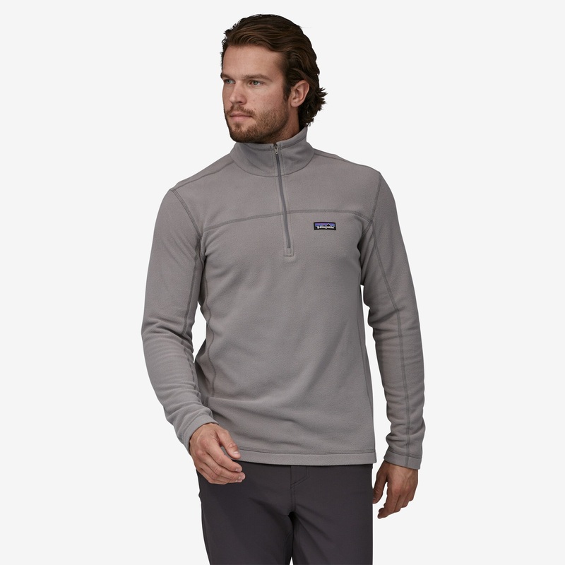 Men’s Micro D Fleece Pullover|Feather grey|XS|SM|MD|LG|XL|XXL|3XL