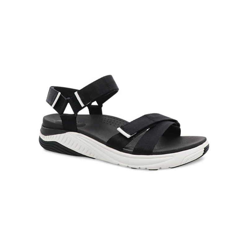 Women’s Racquel Black Webbing|Black|36|37|38|39|40|41|42