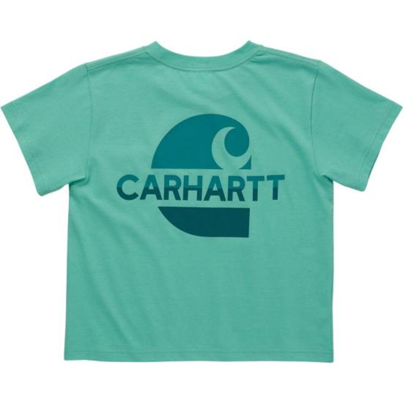 Girl’s Short Sleeve Logo Stack T-shirt