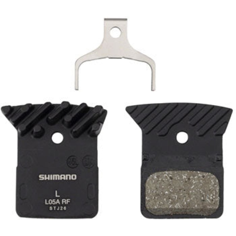 L05A-RF DISC BRAKE PAD AND SPRING- RESIN COMPOUND (PAIR)