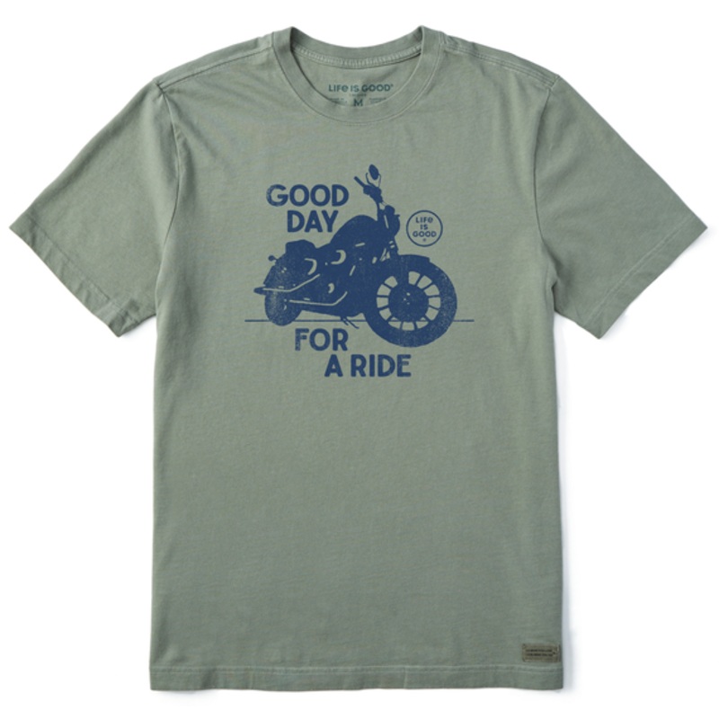 Men’s Good Day For A Ride Motorcycle Short Sleeve Tee