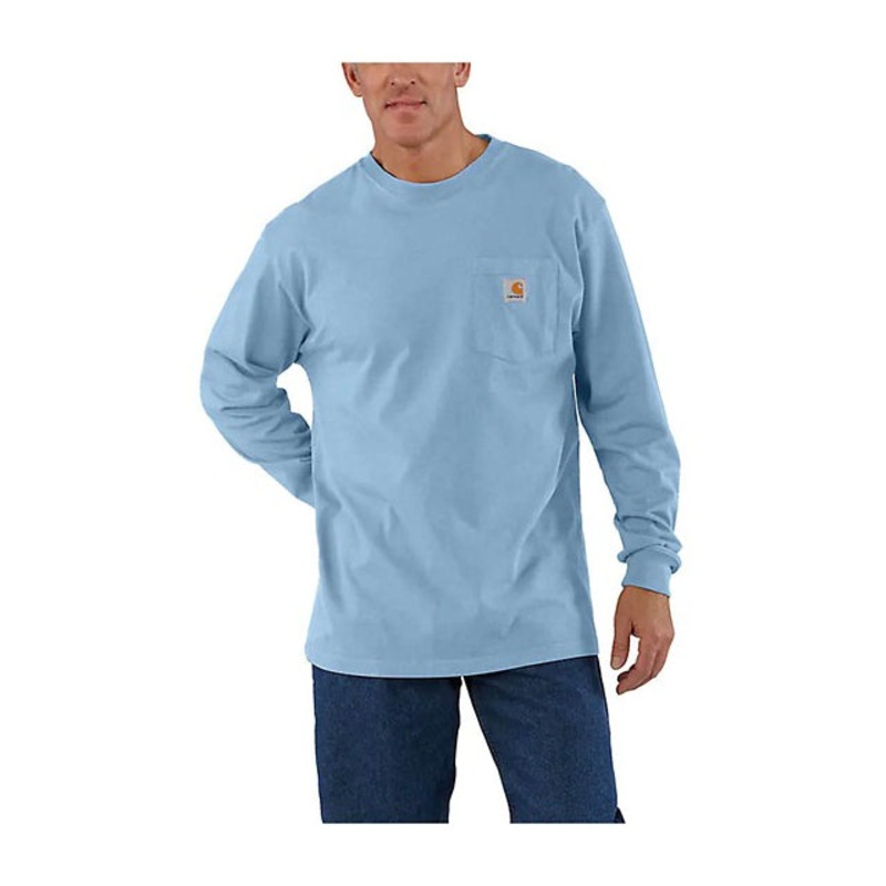 Men’s Loose Fit Heavyweight Long-sleeve Pocket T-shirt