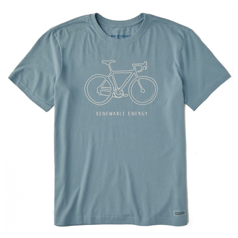 Men’s Renewable Energy Bike Short Sleeve Tee