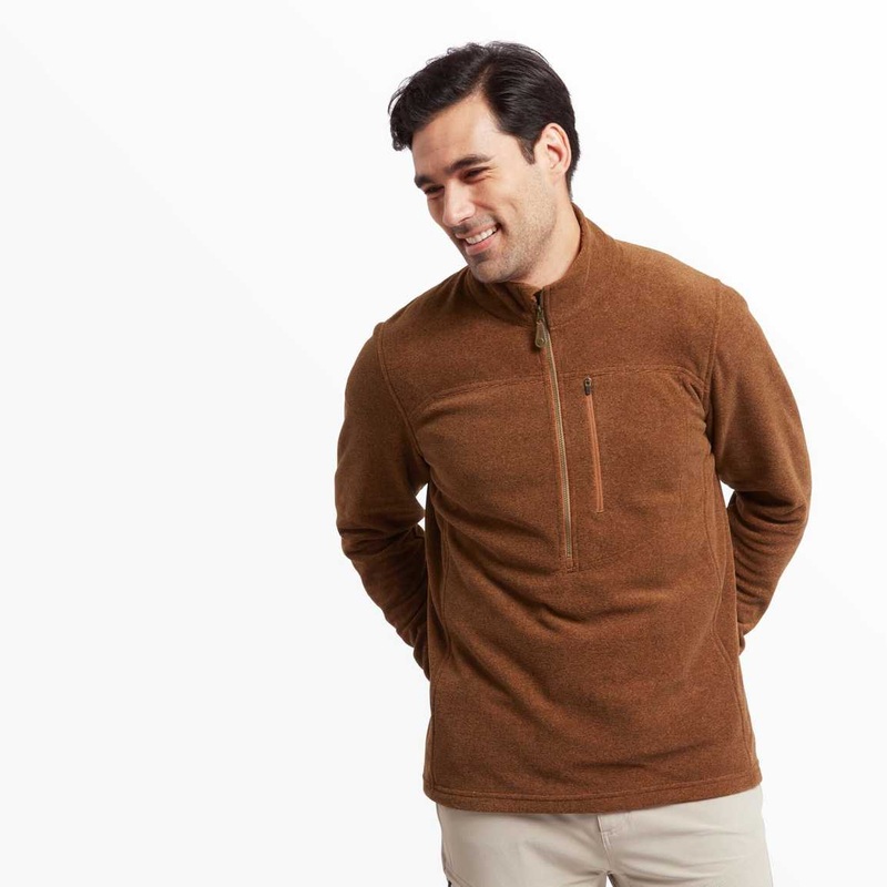 Men’s Rolpa Eco 1/4 Zip|Curry|SM|MD|LG|XL|XXL