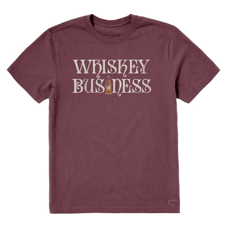 Men’s Whiskey Business Bottle Short Sleeve Tee