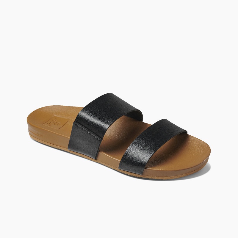 Women’s Cushion Vista Sandal|Black/Natural|Natural|5|6|7|8|9|10|11