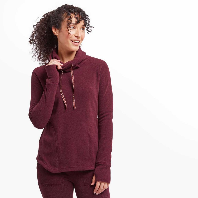 Women’s Rolpa Eco Pullover|Beet red|XS|SM|MD|LG|XL|XXL