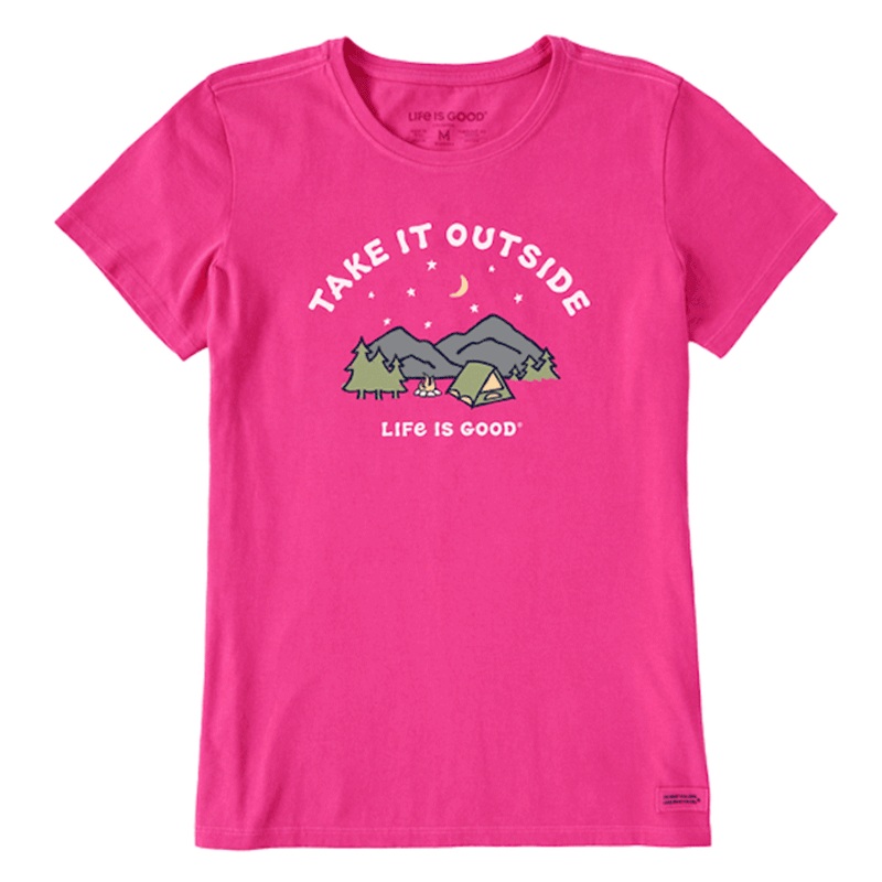Women’s Take it Outside Camping Short Sleeve Tee