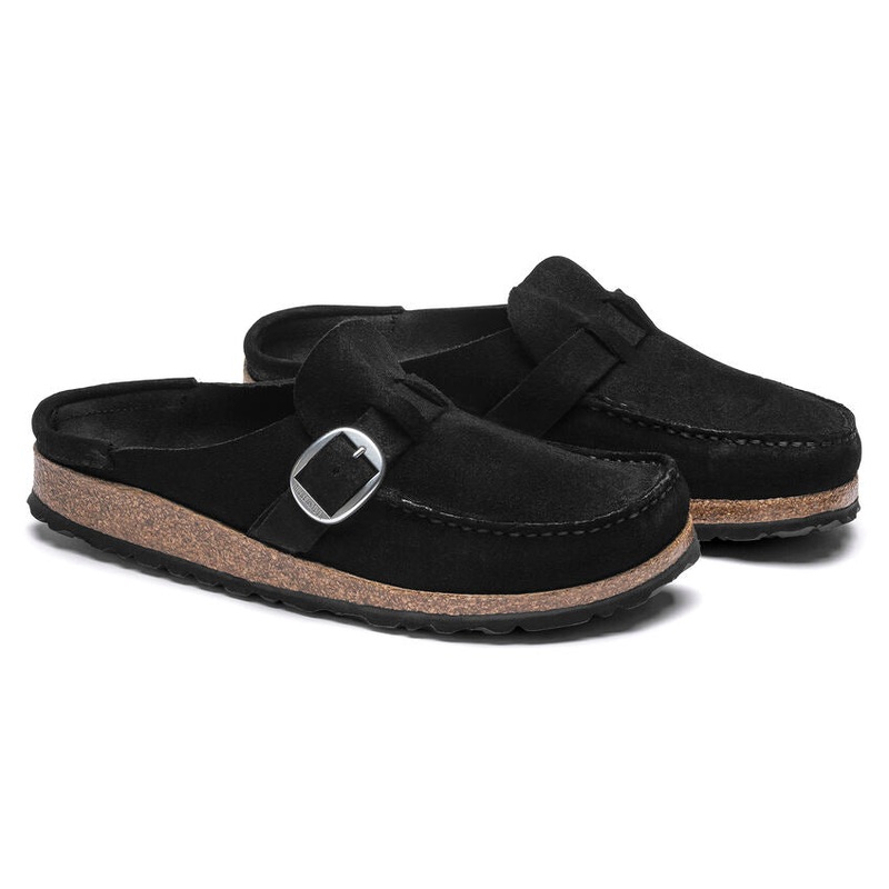 Buckley Suede Leather Clog|Black|36 N|37 N|38 N|39 N|40 N|41 N|42 N|40 R