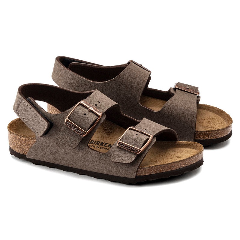 Kid’s Milano Hook And Loop Birkibuc Sandal
