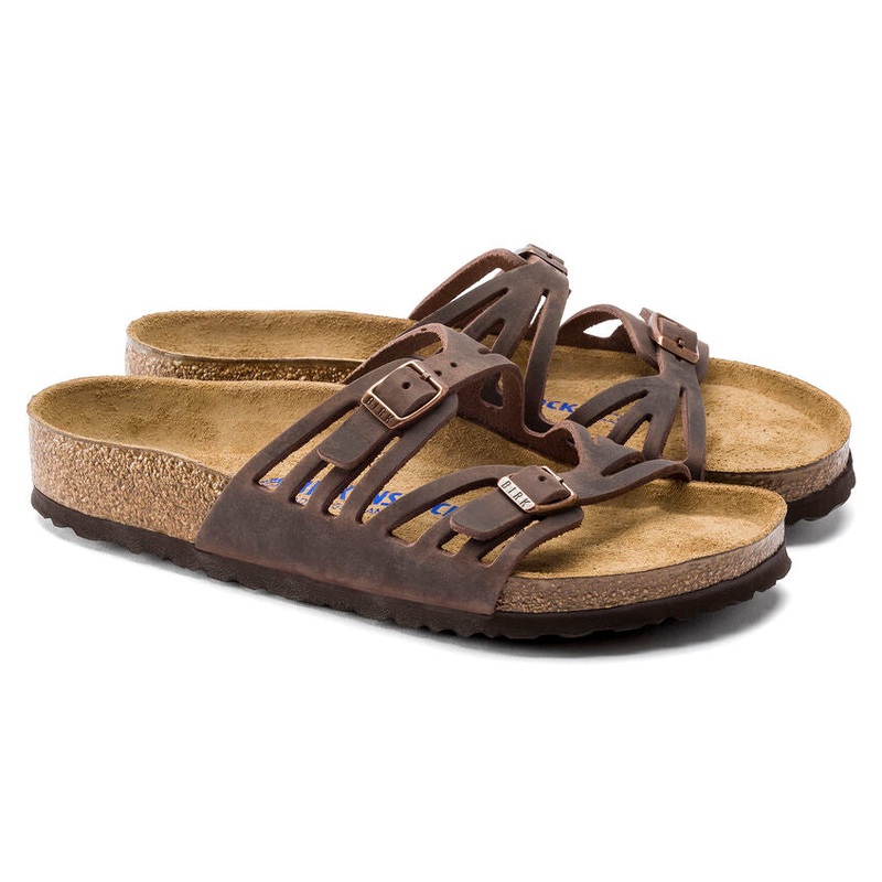 Women’s Granada Soft Footbed Oiled Leather Sandal