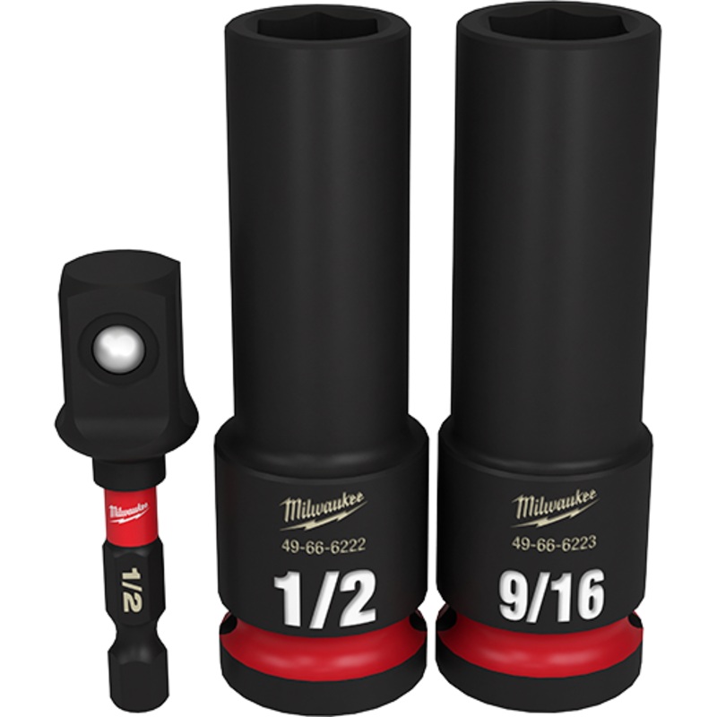 1/2 Dr 3pc Sae Deep Sckt Set