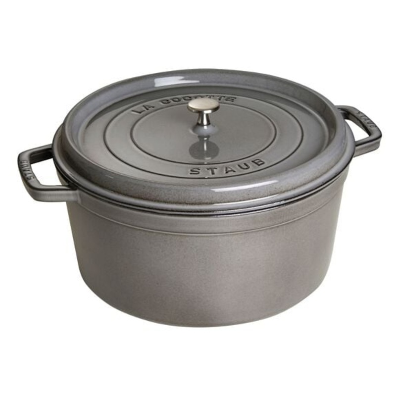 13.25 Qt Round Cocotte|Graphite Grey|13.25 QT