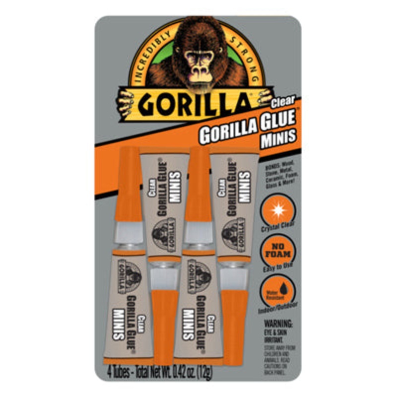 3g Gorilla Glue Minis – CLEAR 4 Pack