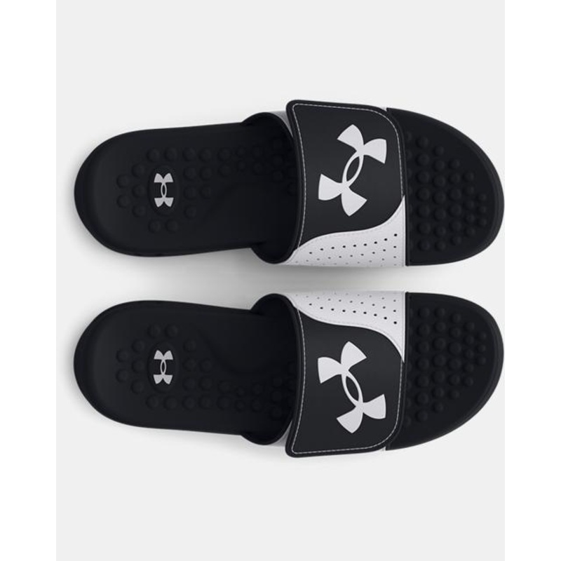 Men’s UA Ignite 7 Pro Slide Sandal – Black/White/Black