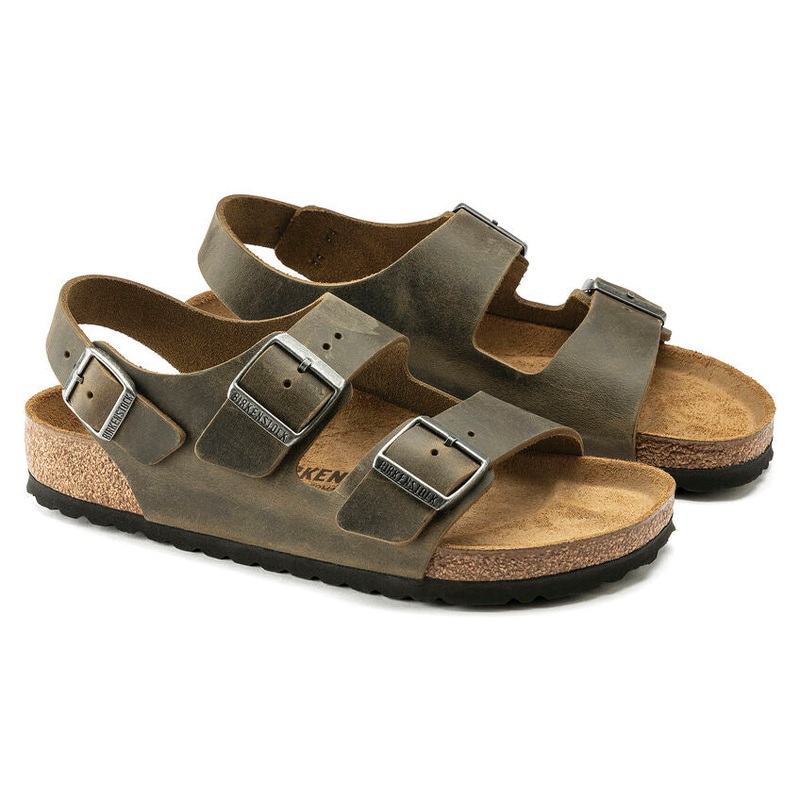 Milano Oiled Leather Sandal|Faded khaki|Habana oiled|41 R|42 R|43 R|44 R|45 R|46 R|47 R|38 R|39 R|40 R|37 R|36 R