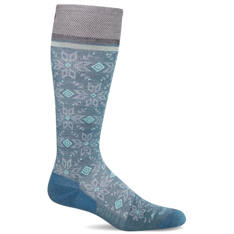 Women’s Winterland Moderate Graduated Compression Sock – Blueridge Shimmer
