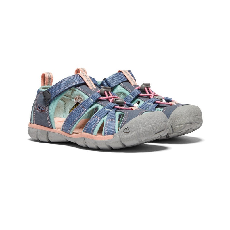 Youth Seacamp II CNX Sandal|Flint Stone/Ocean Wave|Rainbow/Festival Fuchsia|1 M|2 M|3 M|4 M|5 M|6 M|7 M