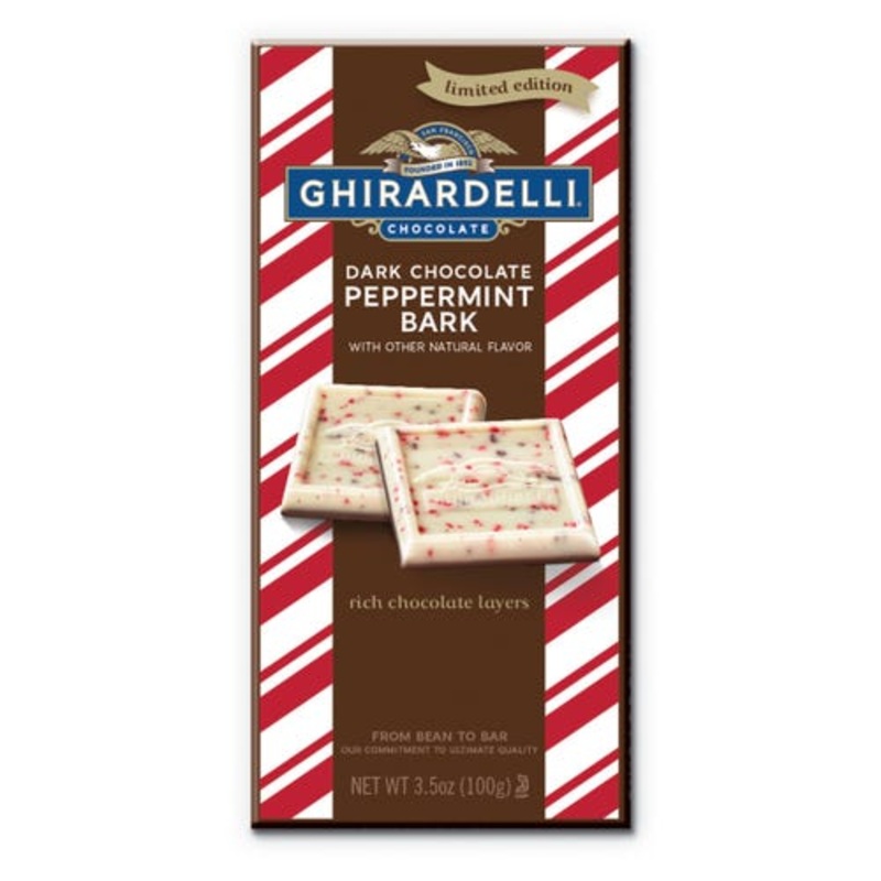 Holiday Dark Peppermint Bark Bar