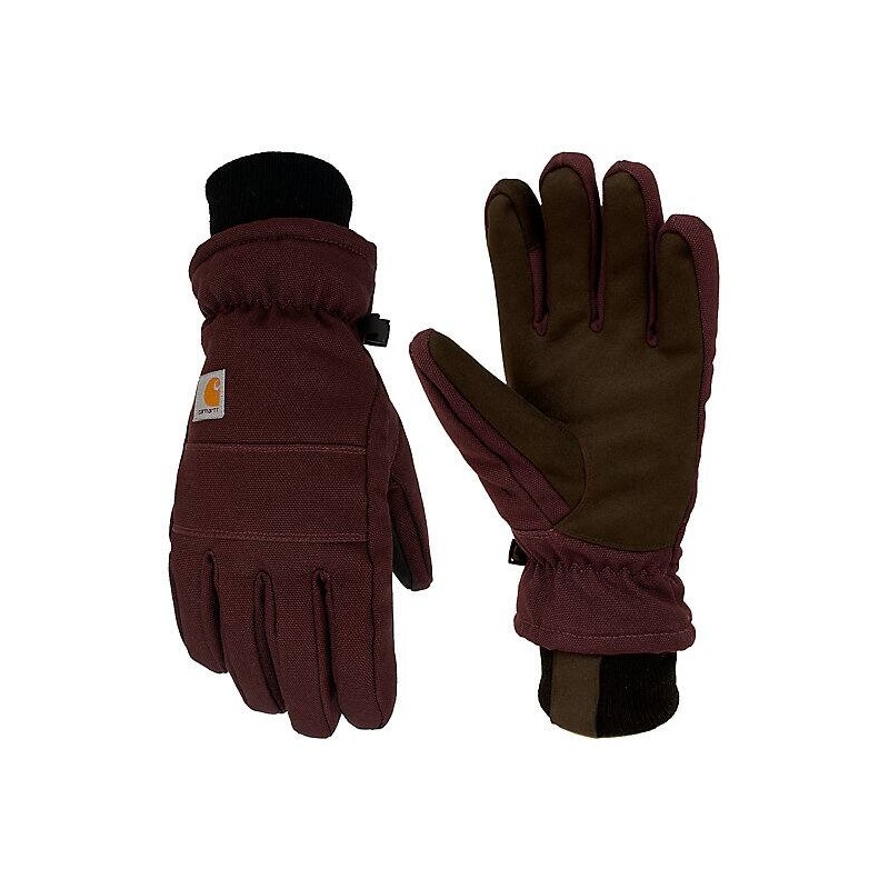 Insulated Duck/Synthetic Leather Knit Cuff Glove