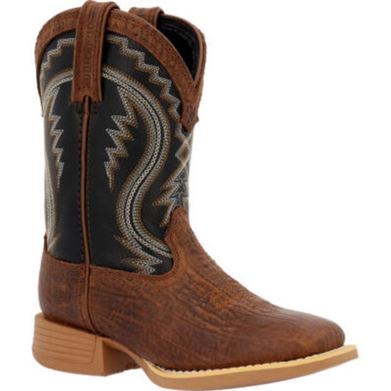 Kids’ Durango Lil’ Rebel Pro Acorn/black Onyx Western Boot
