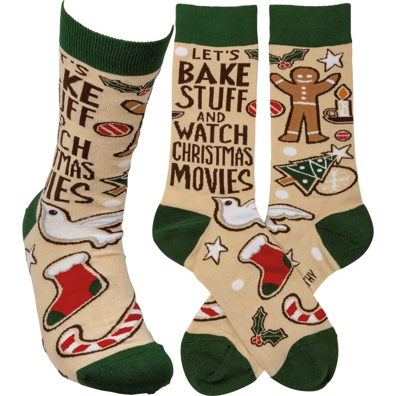 Let’s Bake Stuff And Watch Movies Socks