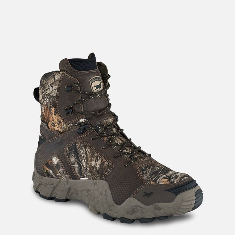 Men’s Vaprtrek 8-inch Waterproof Leather Insulated Realtree Camo Boot