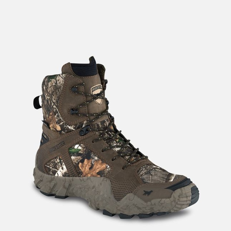 Men’s Vaprtrek 8-inch Waterproof Leather Realtree Camo Boot