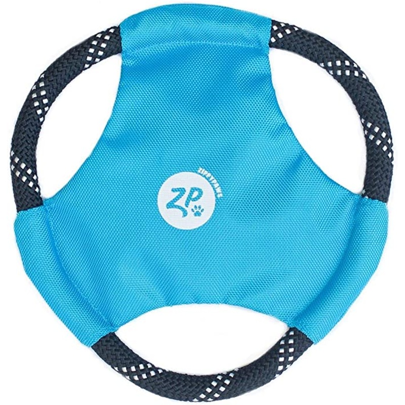 Rope Gliderz Flying Disc Outdoor Dog Toy, Blue