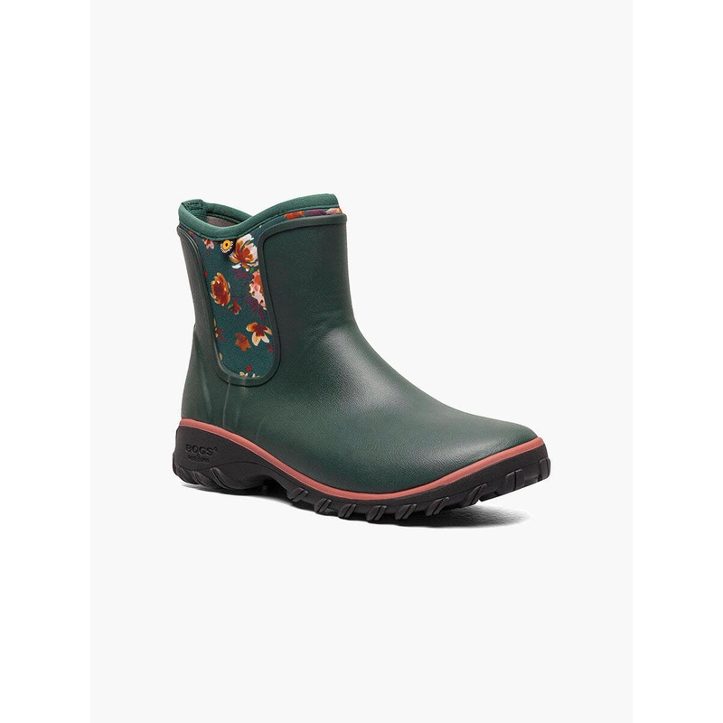 Sauvie Slip On Boot Painterly|Emerald|6|7|8|9|10