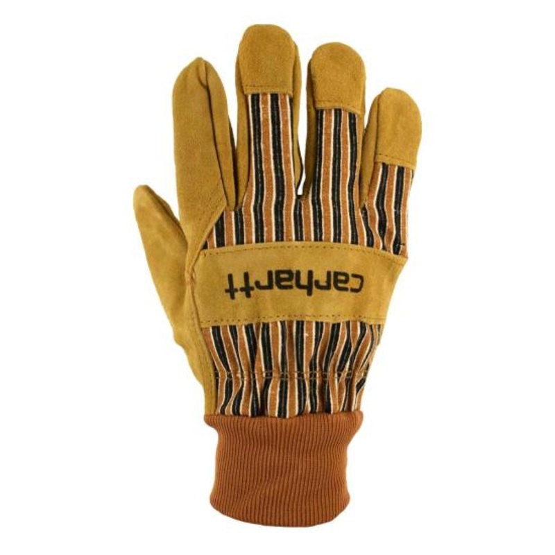 Synthetic Suede Knit Cuff Work Glove