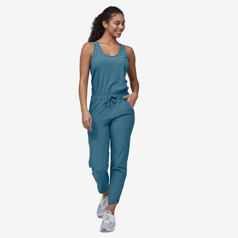 Women’s Fleetwith Romper|Wavy blue|XS REG|SM REG|MD REG|LG REG|XL REG