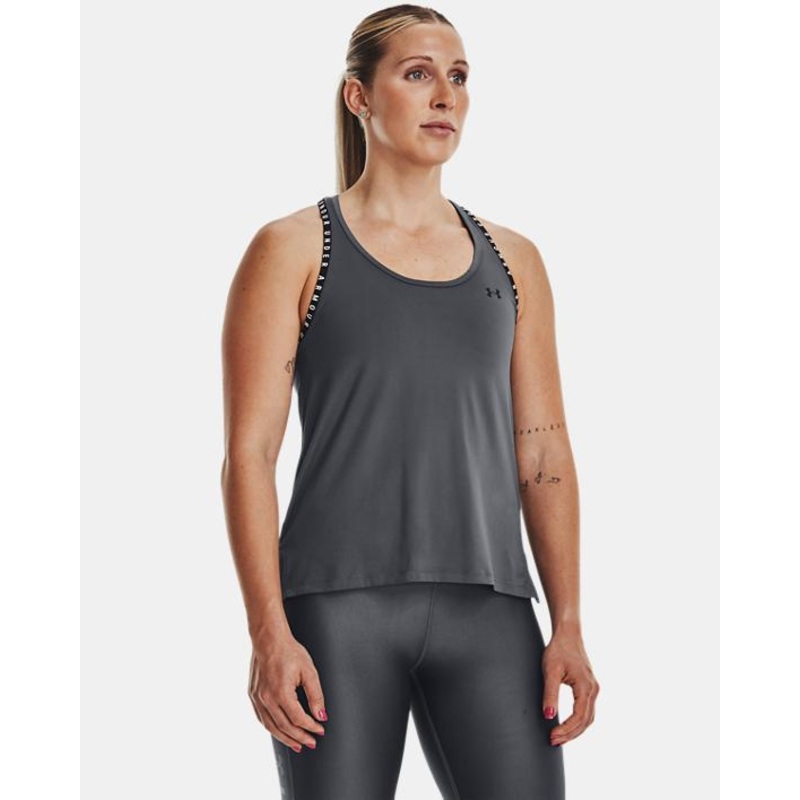 Women’s Ua Knockout Tank|Pitch gry/wht/blk|XS|SM|MD|LG|XL|XXL