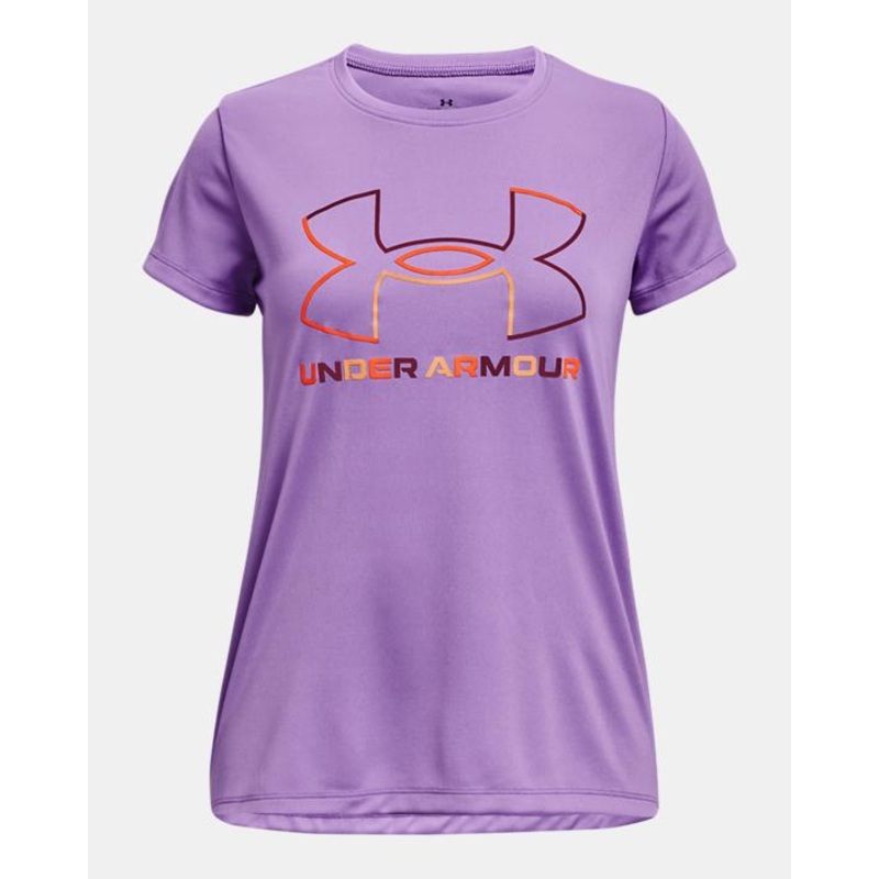 Girls’ Ua Tech Big Logo Short Sleeve
