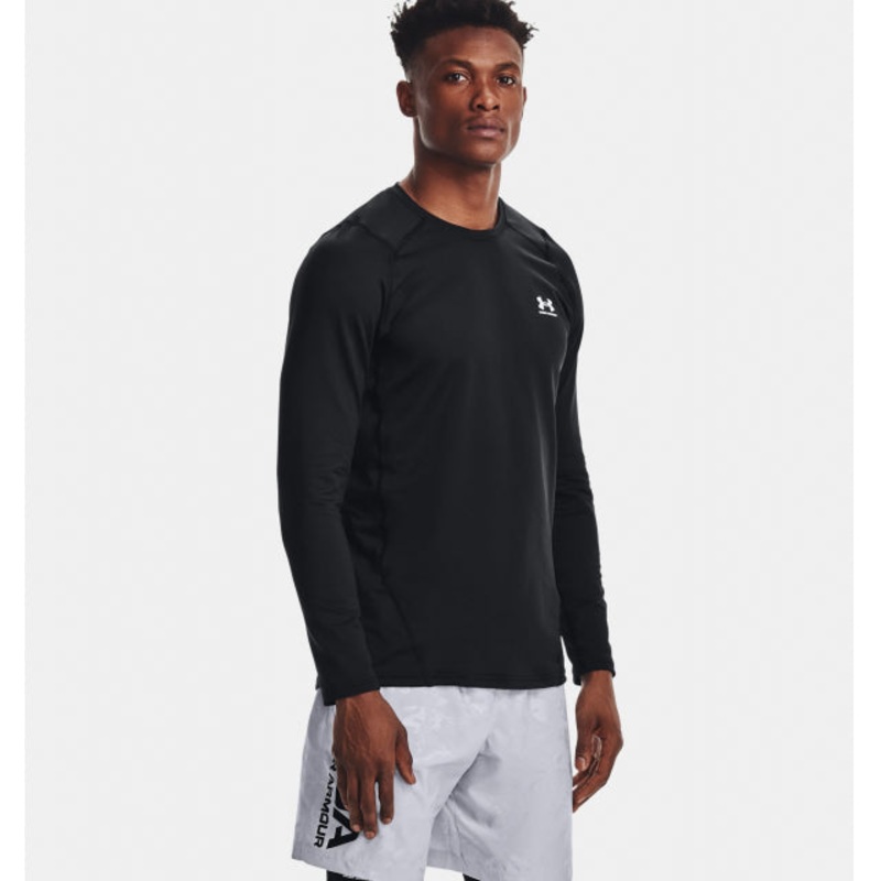 Men’s Cg Armour Fitted Crew|Black/white|White/black|XXL|XS|MD|SM|XL|LG