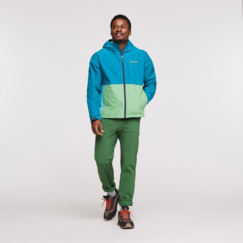 Men’s Cielo Rain Jacket|Gulf|MD|LG|XL|XXL