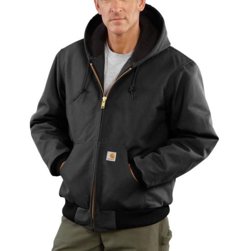 Men’s Loose Fit Firm Duck Insulated Flannel-lined Active Jacket