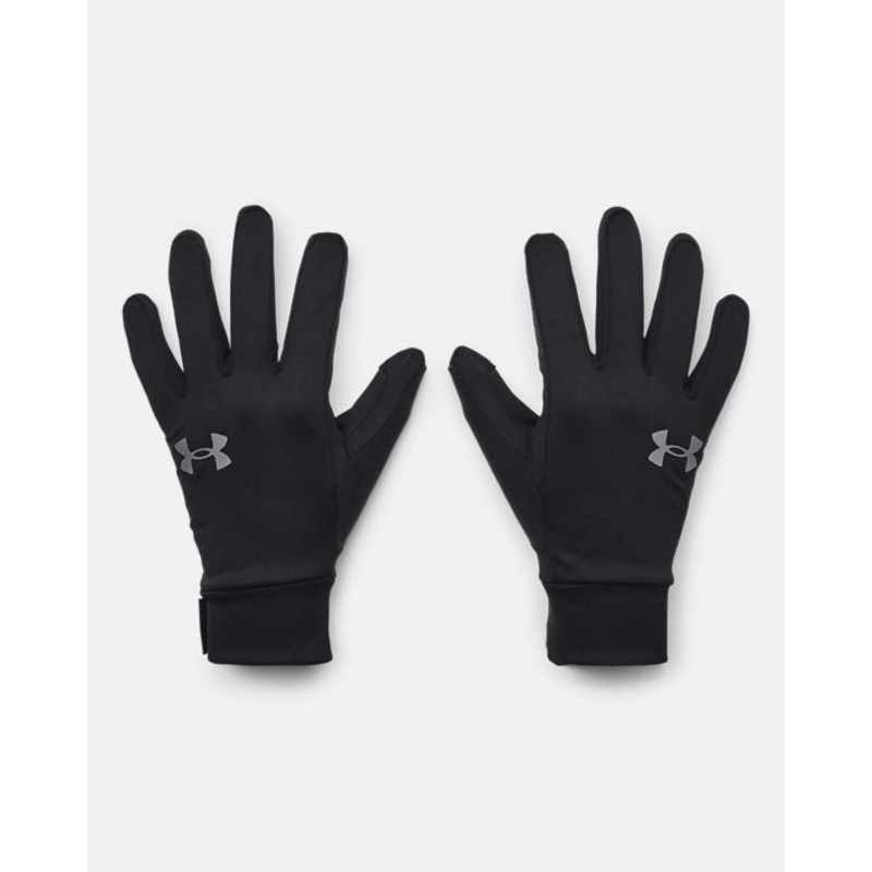 Men’s Ua Storm Liner Gloves|Black/pitch gray|Pitch gray/black|SM|MD|LG|XL
