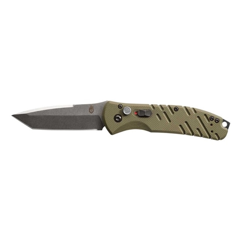Propel Auto Knife|Stn wsh/od grn|FINE