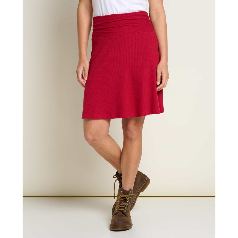 Women’s Chaka Cable Rib Skirt|Berry|XS|SM|MD|LG|XL
