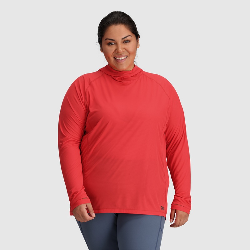 Women’s Echo Plus Size Hoodie|Rhubarb|1X|2X|3X|4X