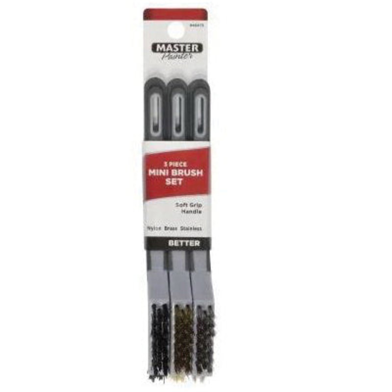 3-Piece Mini Wire Brush Set