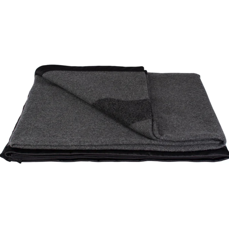 GERMAN ARMY STYLE BLANKET|Gray|66X90 IN