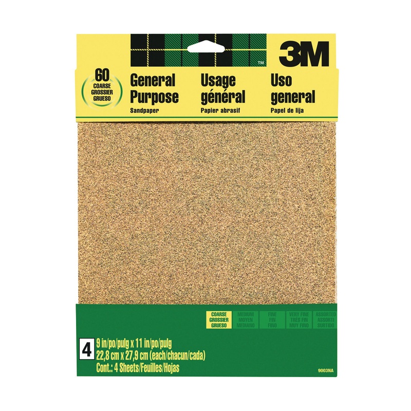 Sandpaper Sheet|9X11|COARSE