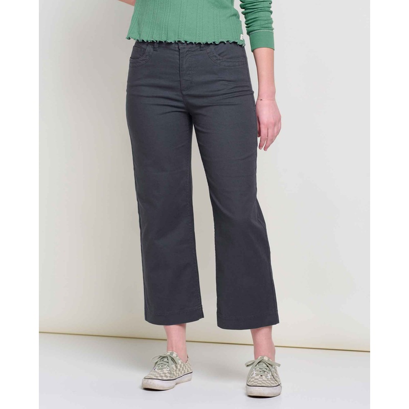 Women’s Earthworks Wide Leg Pant – Soot